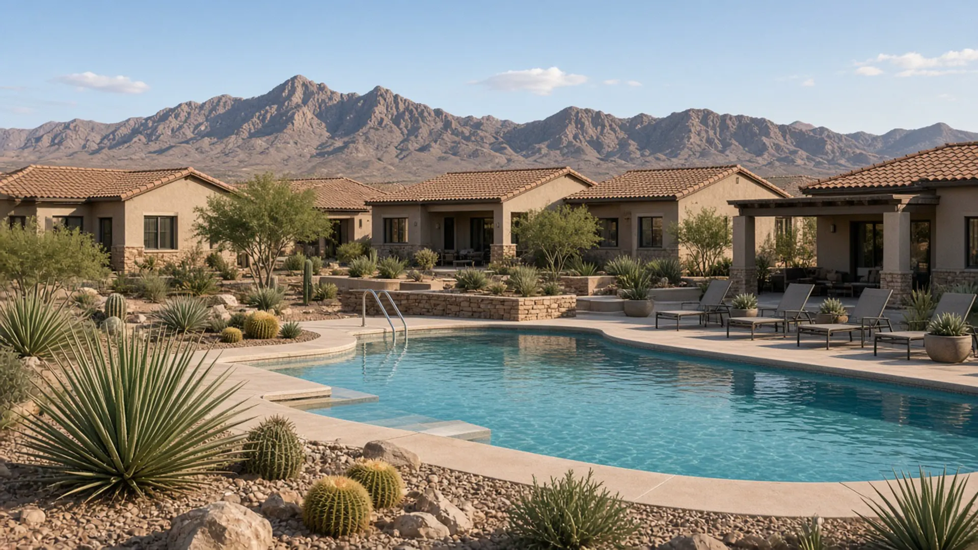Guard-gated Henderson 55+ villas beside championship golf. Solera at Anthem Henderson 55+ villas beside championship golf