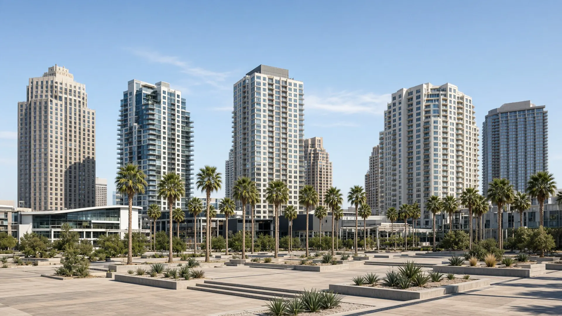 Symphony Park midtown Las Vegas cultural district condo residences near the Smith Center